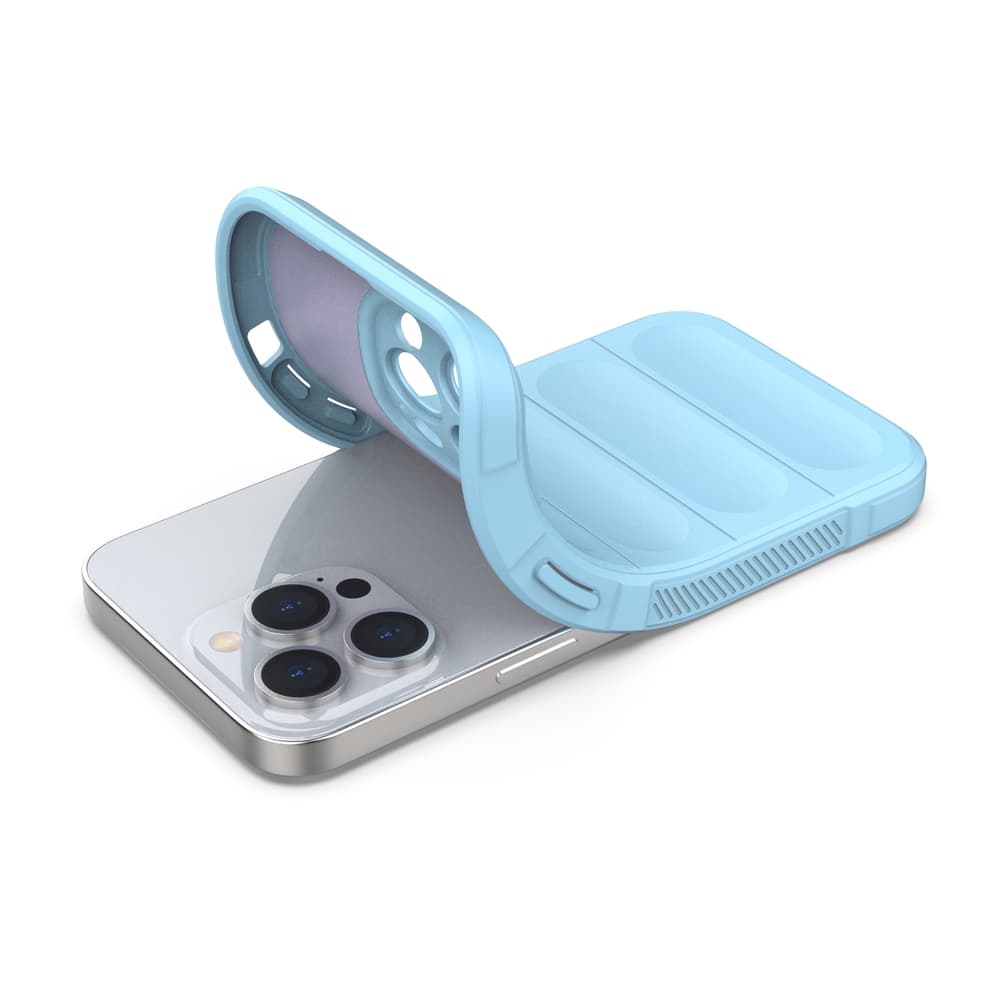 Magic Shield ovitek za iPhone 13 Pro - svetlo moder 4