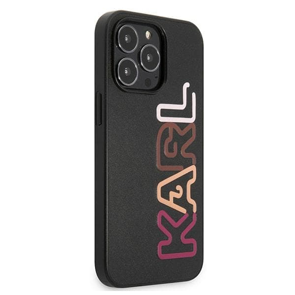 Ov. Karl Lagerfeld Multipink Brand za iPhone 13/13 Pro - Črn 4