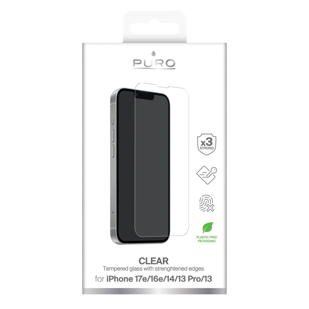 Puro kaljeno steklo za iPhone 16e/17e 7