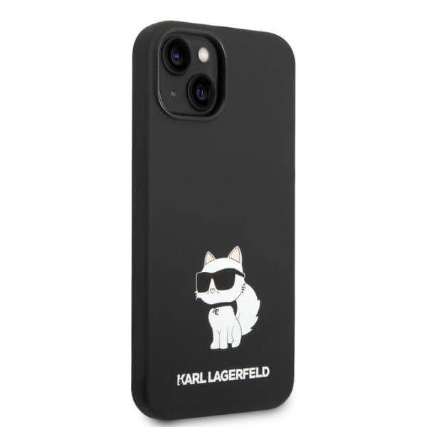 Karl Lagerfeld Silicone Choupette etui za iPhone 14 Plus - črna 4
