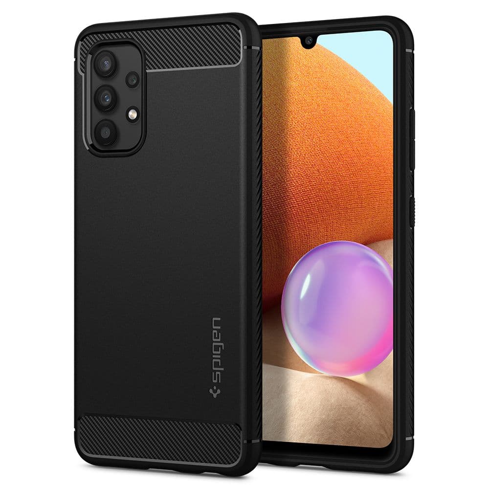 Spigen Rugged Armor ovitek za Samsung Galaxy A52 / A52S, mat črn