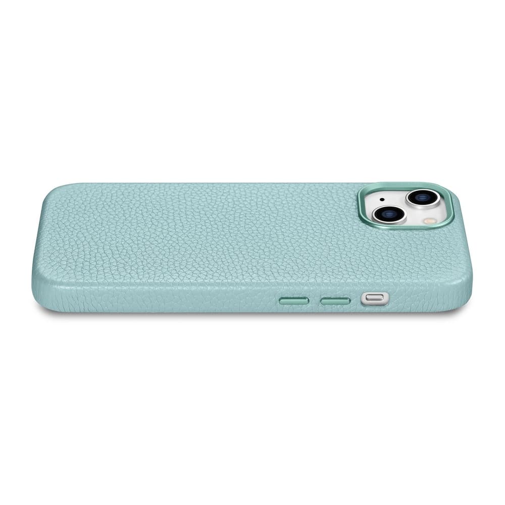 Ovitek iCarer Litchi za iPhone 14 Plus, zelen 5
