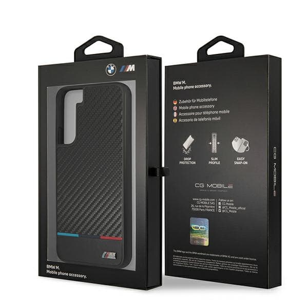 Ovitek BMW M Collection Triangles Hardcase za Samsung S22+ - črn 8