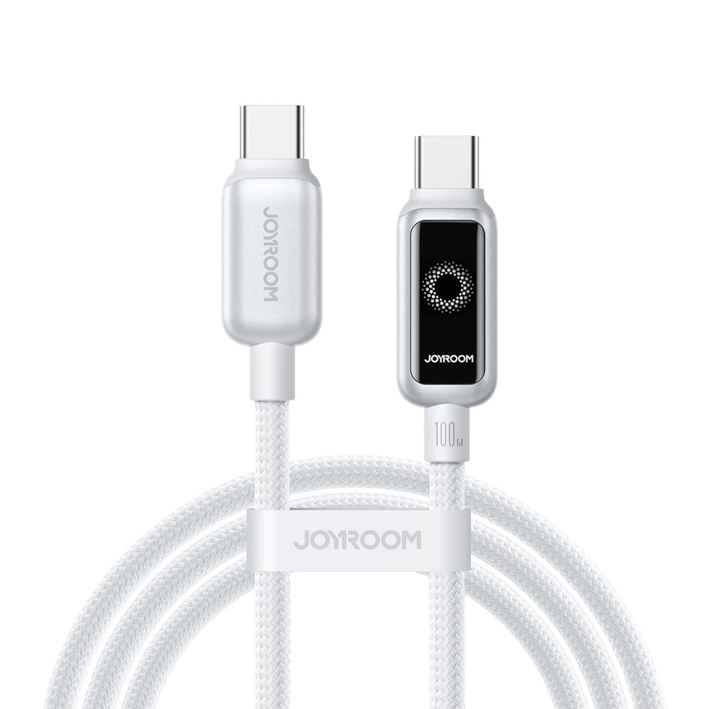 Joyroom S-A55 StarFlight 100W USB-C na USB-C kabel, 1.2m - bela