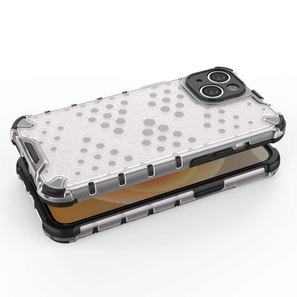 Hurtel Honeycomb ovitek za iPhone 14 Plus, hibridni, moder 2