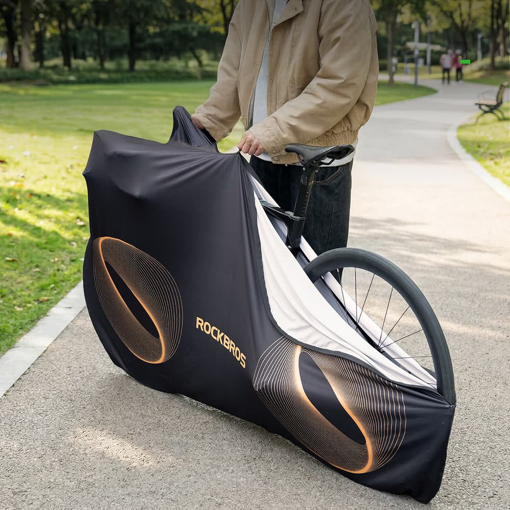 Rockbros D97 elastična prevleka za kolo 24"-29", črna 7