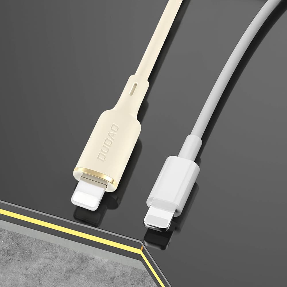 Dudao L7SCL kabel USB-C na Lightning 30W, 1m, bež 7