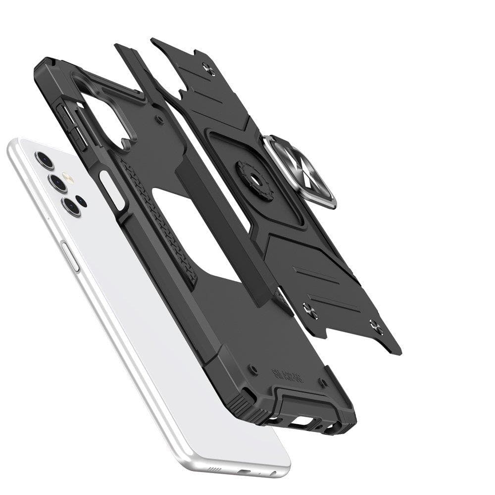 Wozinsky Ring Armor ovitek za Samsung Galaxy A73, srebrn 3