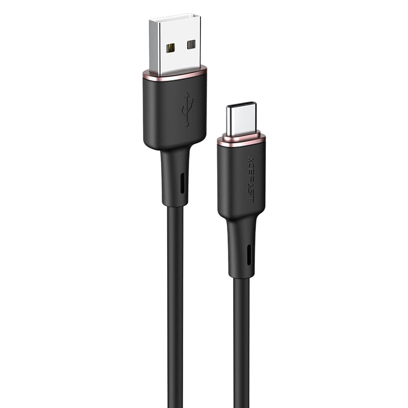 Acefast USB-C kabel 1.2m, 3A, črn (C2-04)