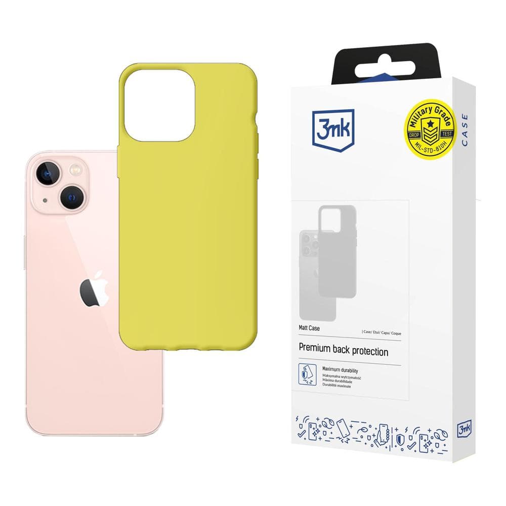 3mk Matt Case mat ovitek za iPhone 14 Plus - limeta