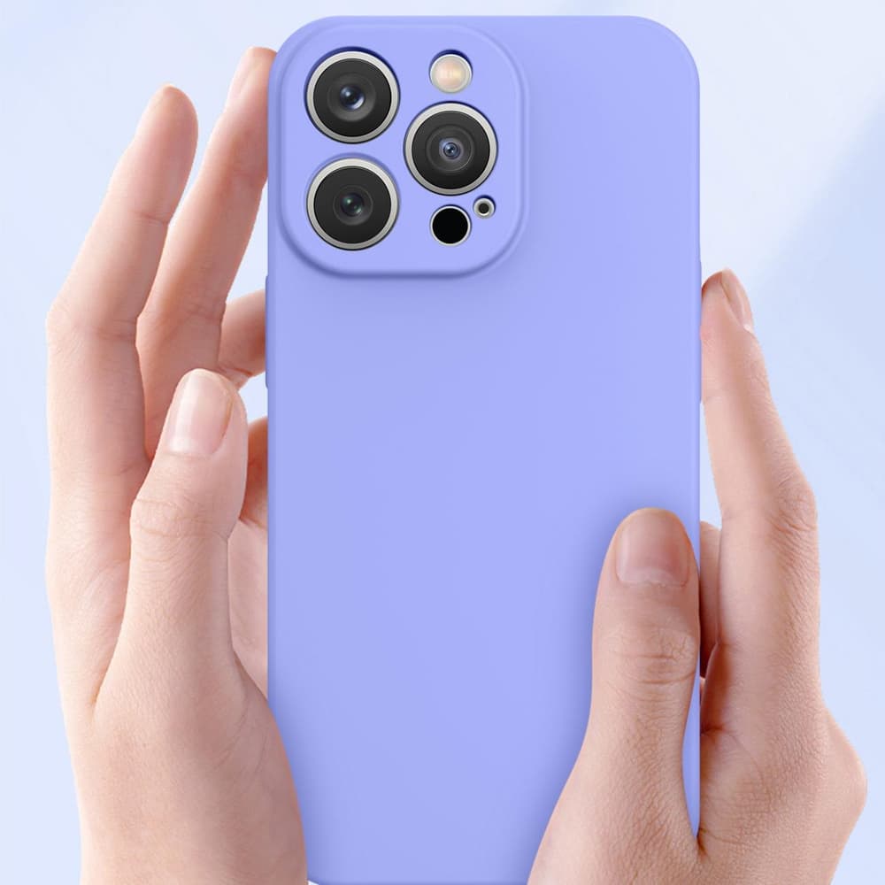 Silikonska ovitek Hurtel za iPhone 14 Plus, mint zelena 7