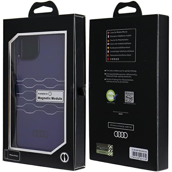 Audi IML MagSafe ovitek za iPhone 15 Plus / 14 Plus - modra 7