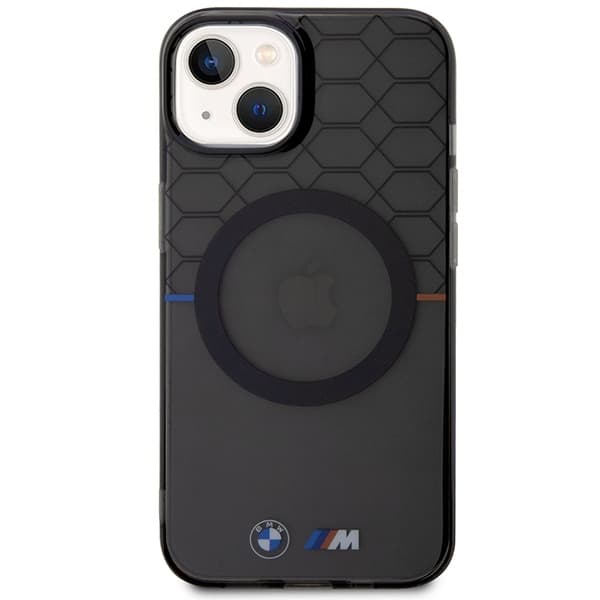 Ovitek BMW Pattern MagSafe za iPhone 14 6.1" siv 3