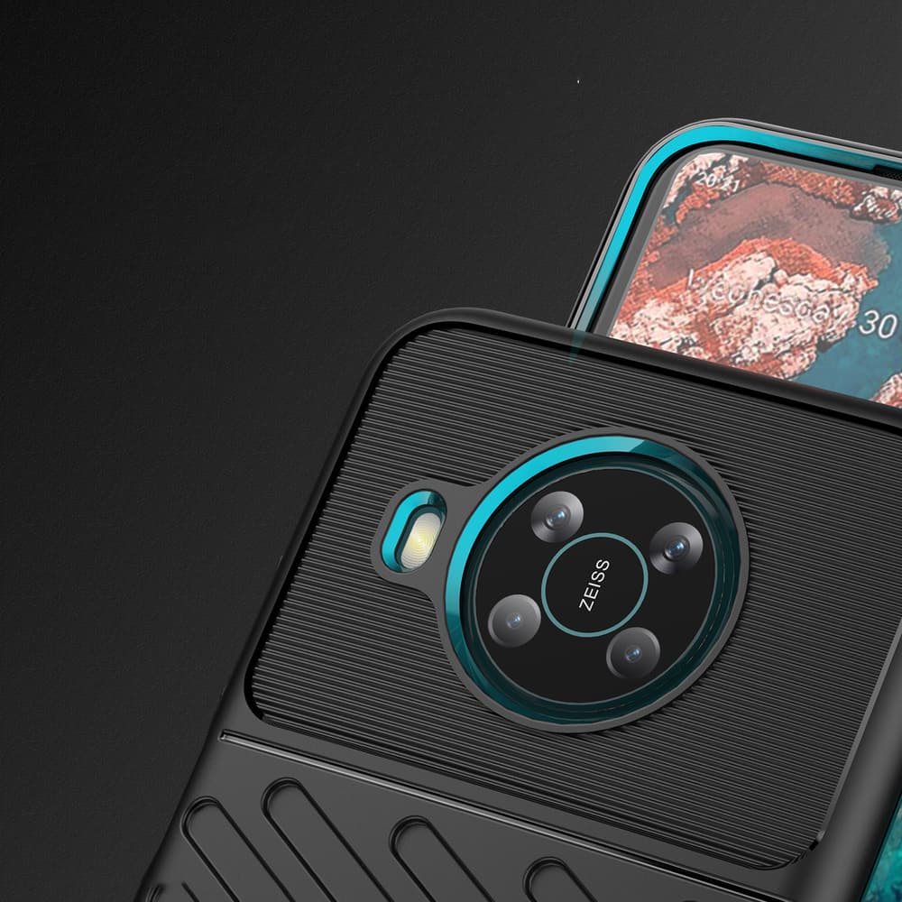 Hurtel Thunder Case prožno oklepno ovitka za Nokia X100 črna 4