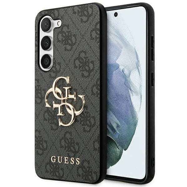 Ovitek za Samsung Galaxy S24 Guess 4G Big Metal Logo - črna