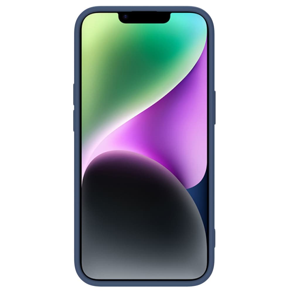 Nillkin CamShield Magnetic silikonski ovitek za iPhone 14 Plus MagSafe, moder 2