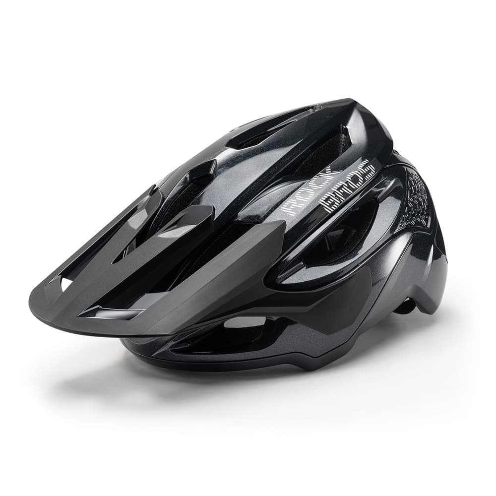 Gorska kolesarska čelada Rockbros LK-99 z vizirjem in magnetno zaponko, 58-62 cm, črna