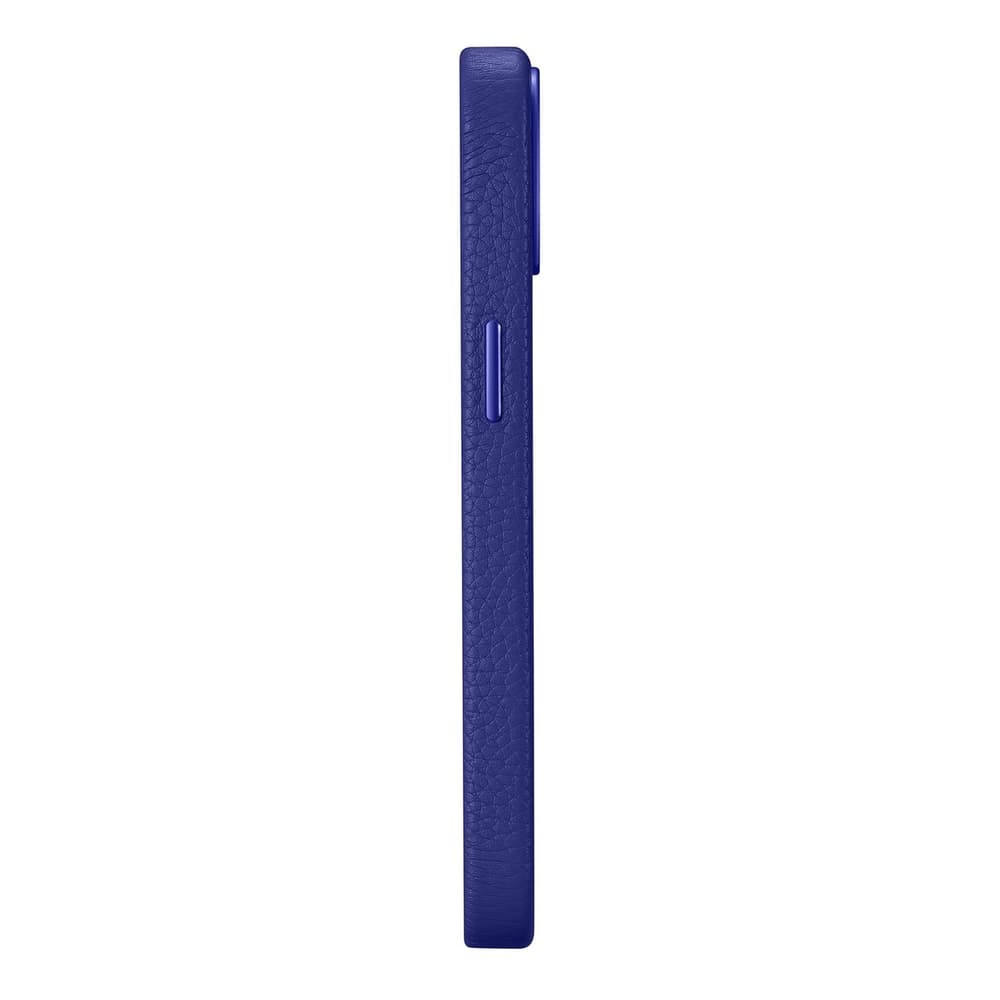 Ovitek iCarer Litchi za iPhone 14 Plus, temno moder 7