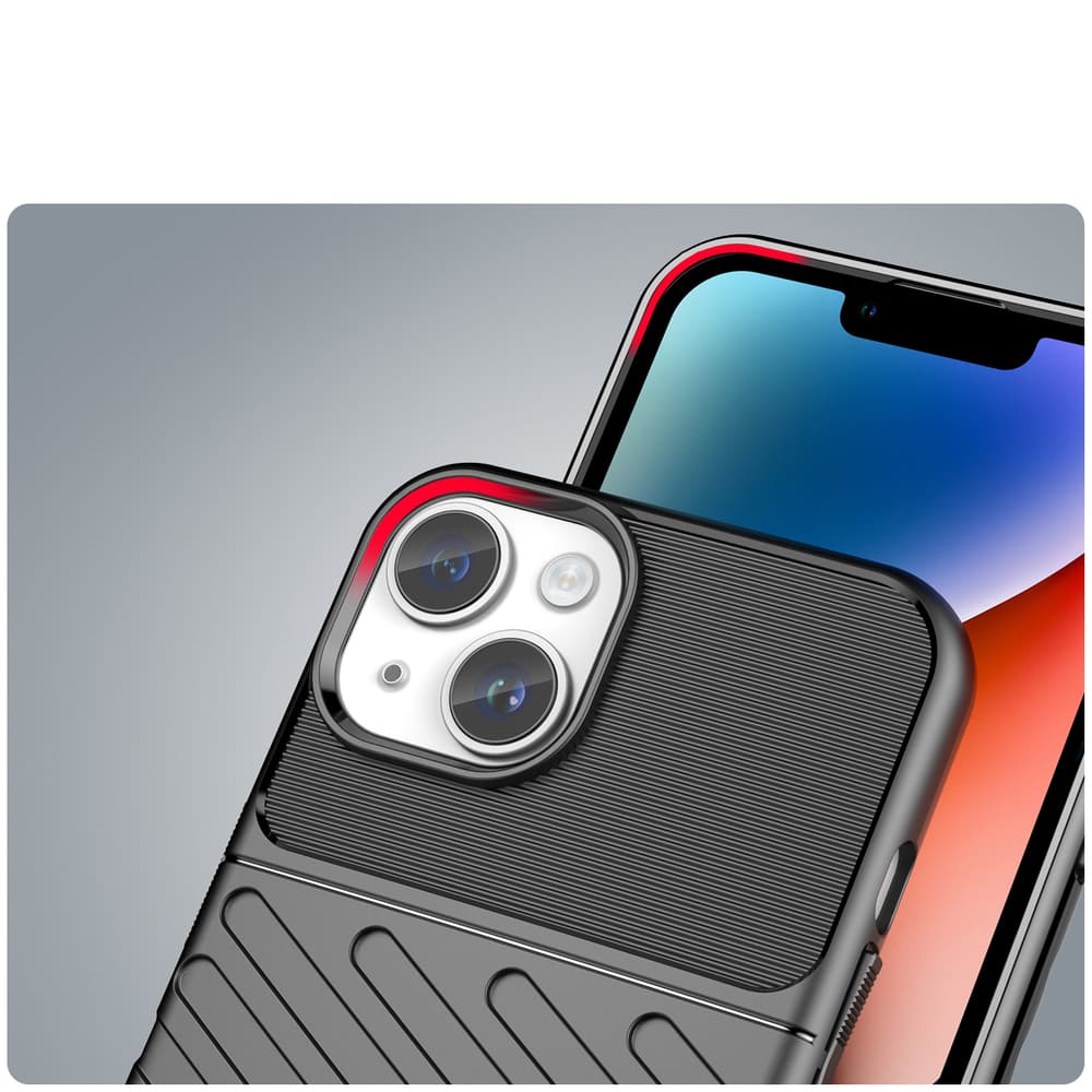 Hurtel Thunder ovitek za iPhone 14, črn 6