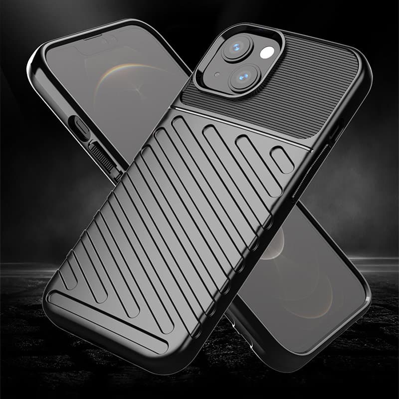 Thunder Case Fleksibilna TPU ovitek za iPhone 13 mini - Zelena 4