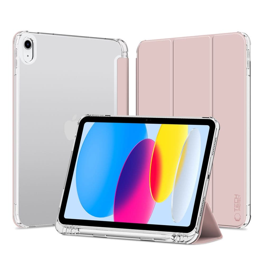 Hibridni ovitek Tech-Protect SC Pen za iPad 10.9" 2022 - roza