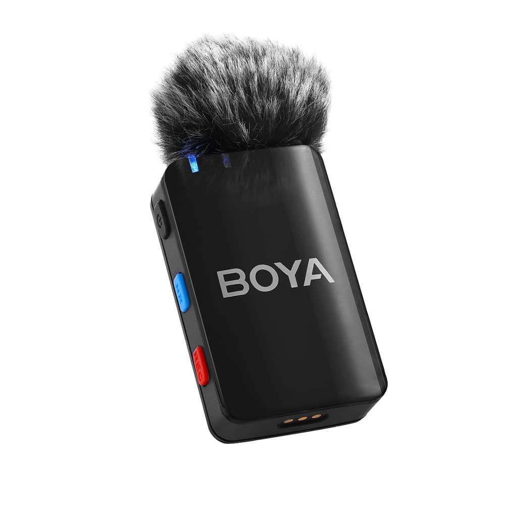 BOYA BOYAMIC 2-02 brezžični mikrofoni 2.4 GHz USB-C, Črna 4
