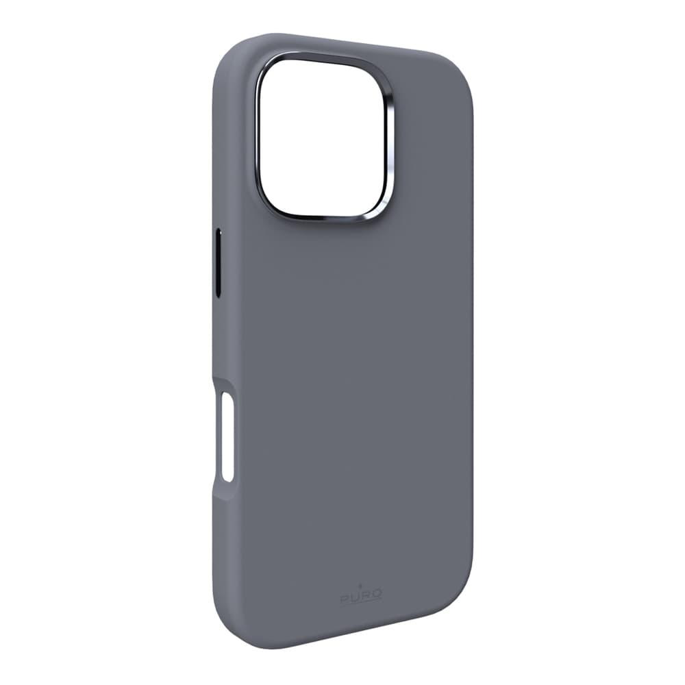 Puro Icon Mag Pro MagSafe silikonski ovitek za iPhone 16 Pro Max - temno siva