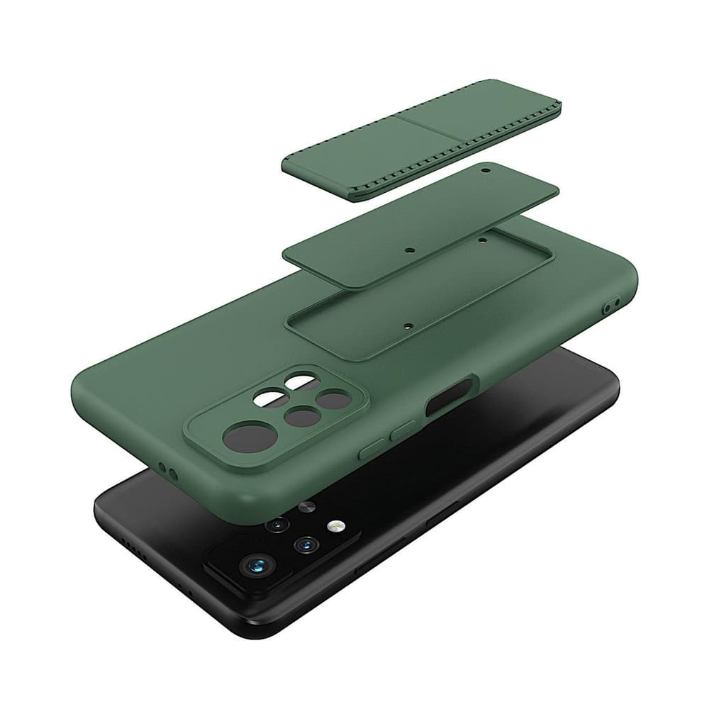 Wozinsky Kickstand ovitek za Xiaomi Redmi 10 - temno moder 6
