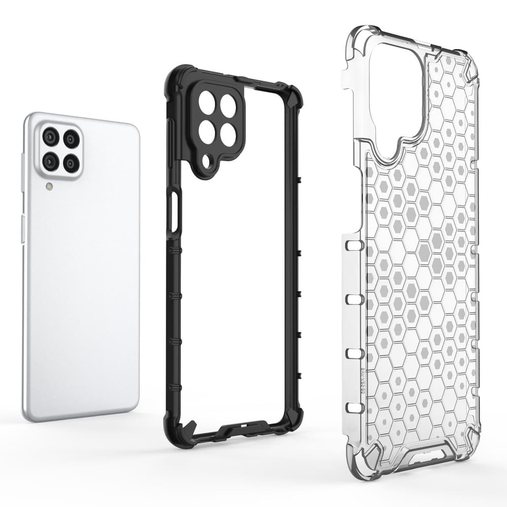 Ovitek Honeycomb za Samsung Galaxy M53 5G, prozoren 5