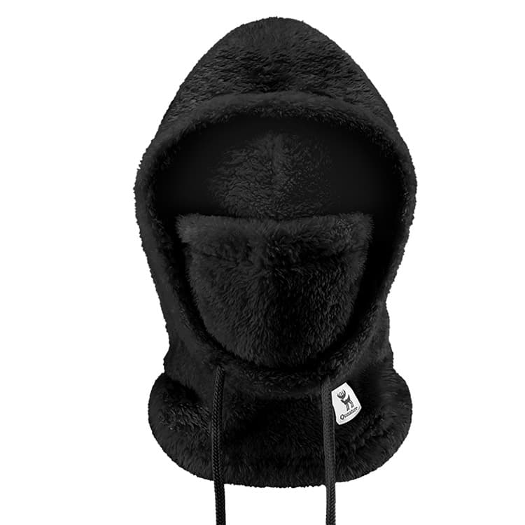 Qunature smučarska balaklava Arctic Velvet, Velikost M - Črna