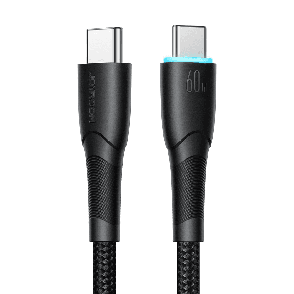 Joyroom SA32-CC3 USB-C / USB-C kabel 60W 1m - črn