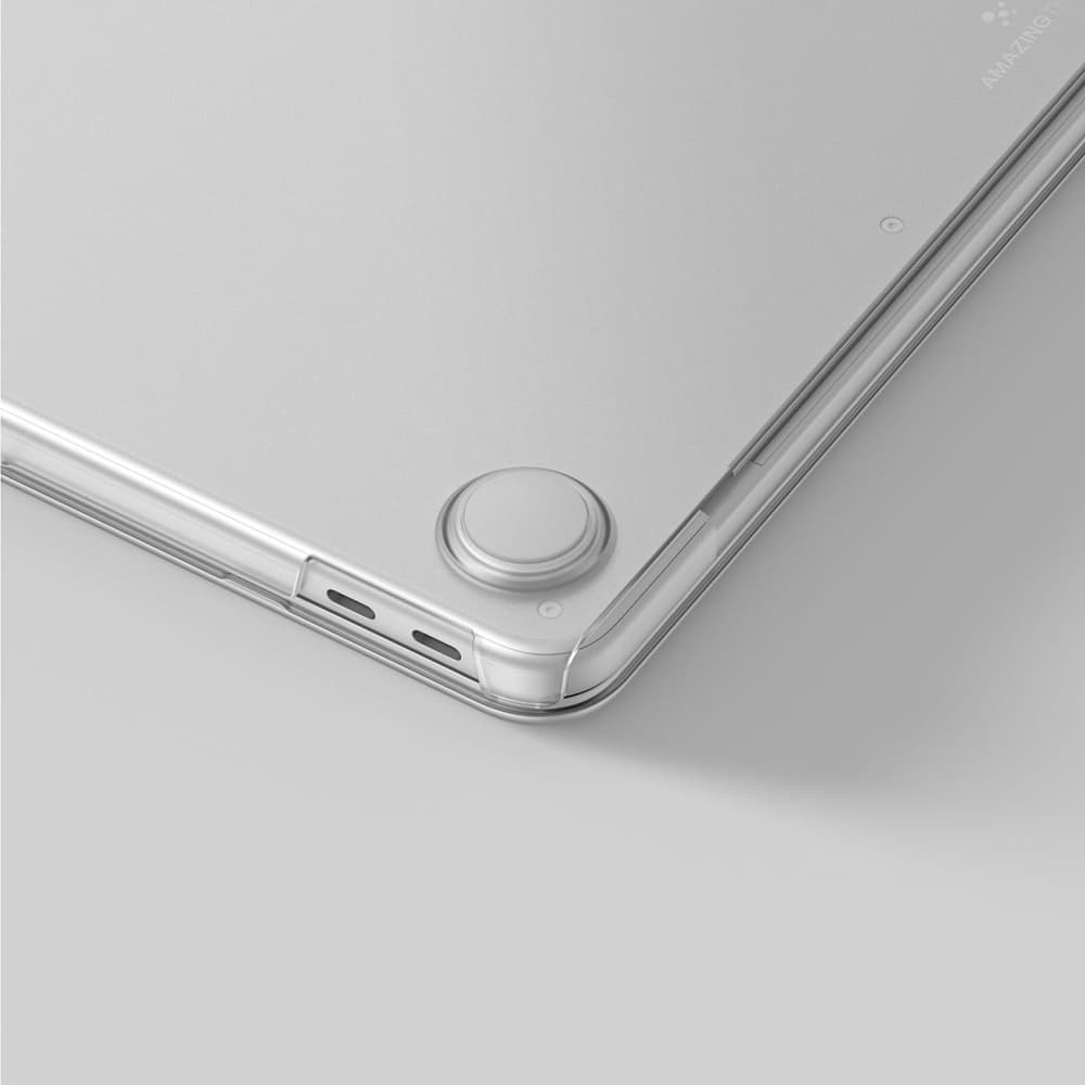 AmazingThing Titan Hardshell ovitek za MacBook Neo 13", prozoren 6