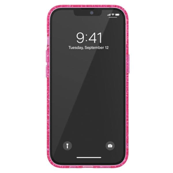 Adidas OR Protective Clear Glitter ovitek za iPhone 13 Pro / 13 (roza) 4