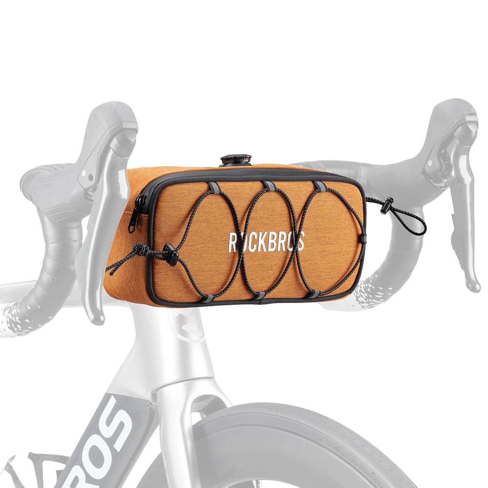 Rockbros TL001 ROAD TO SKY 1.9L vodotesna torba za krmilo - oranžna