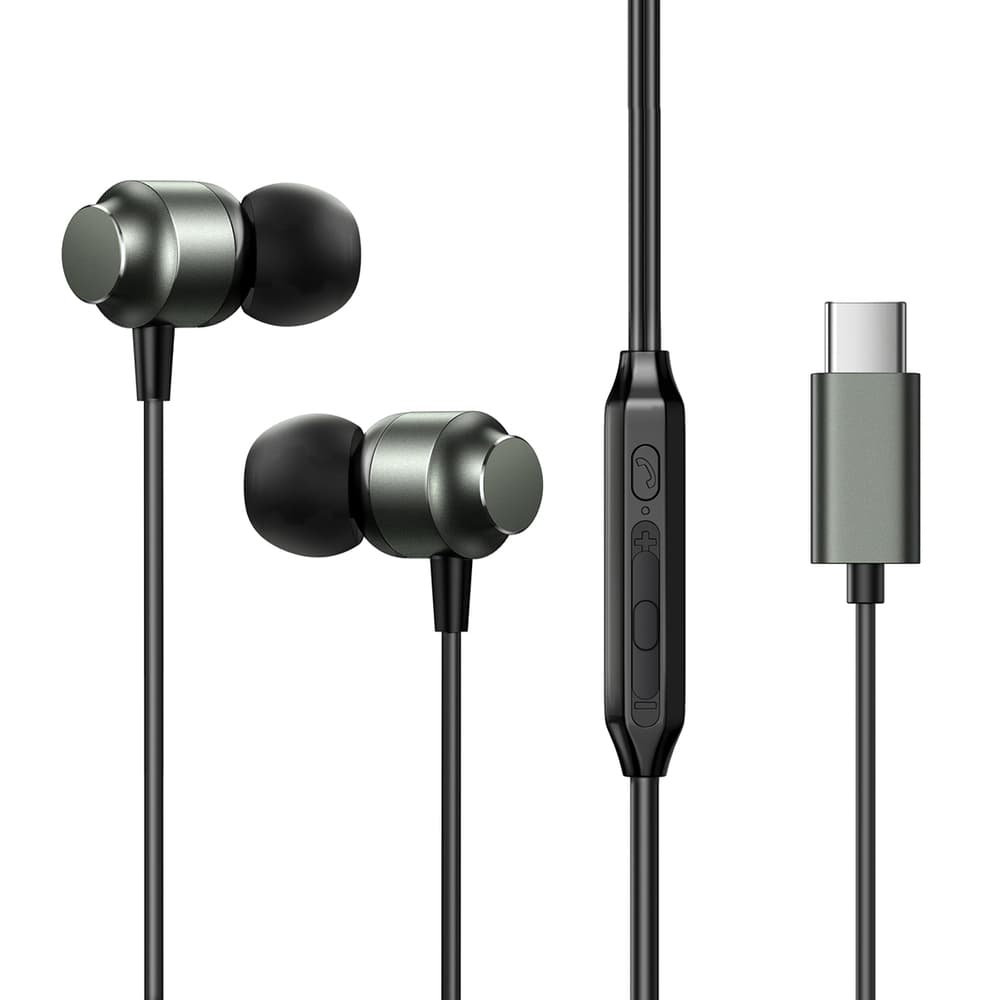 Joyroom JR-EC06 USB-C slušalke, sive