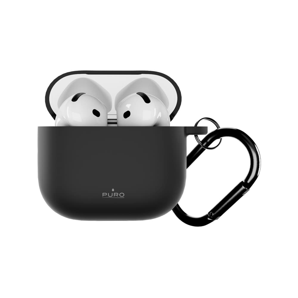 Puro Icon ovitek za AirPods 4 - Črn