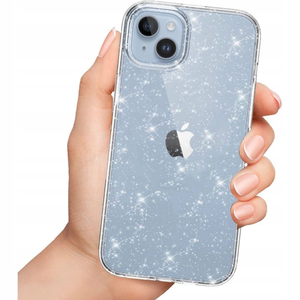 Tech-Protect FlexAir Hybrid ovitek za Samsung Galaxy S23 FE, Prozoren-Bleščeč 2