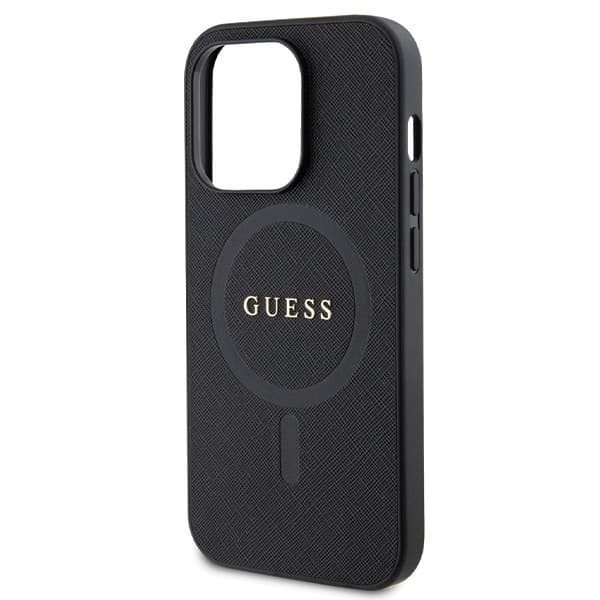 Ovitek Guess Saffiano MagSafe za iPhone 14 Pro - črn 6