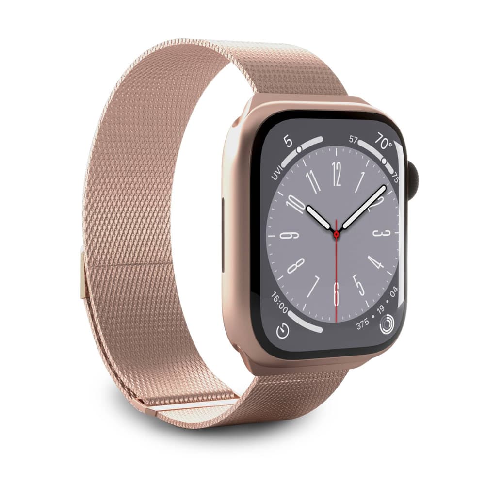 Puro Milanese pašček iz nerjavnega jekla za Apple Watch 38/40/41 mm - roza