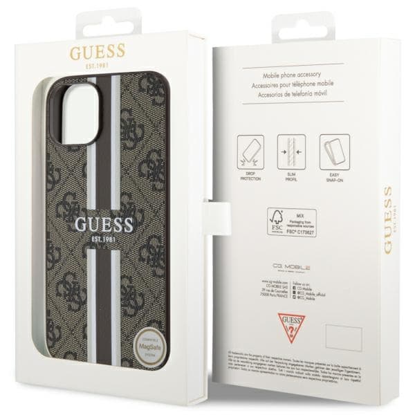 Guess GUHMP14SP4RPSW ovitek za iPhone 14 (6,1") rjav 8