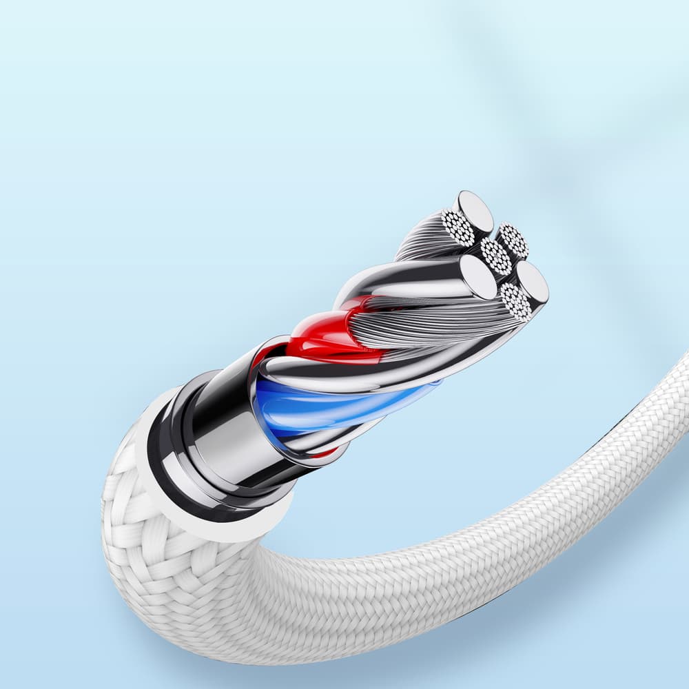Joyroom Extraordinary Series A10 USB-A / Lightning 2.4A kabel, 1.2 m, bel 8
