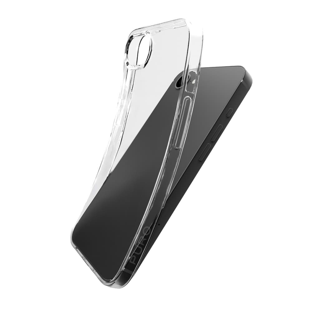 Puro 0.3 Nude silikonski ovitek za iPhone 16e/17e - prosojen 4