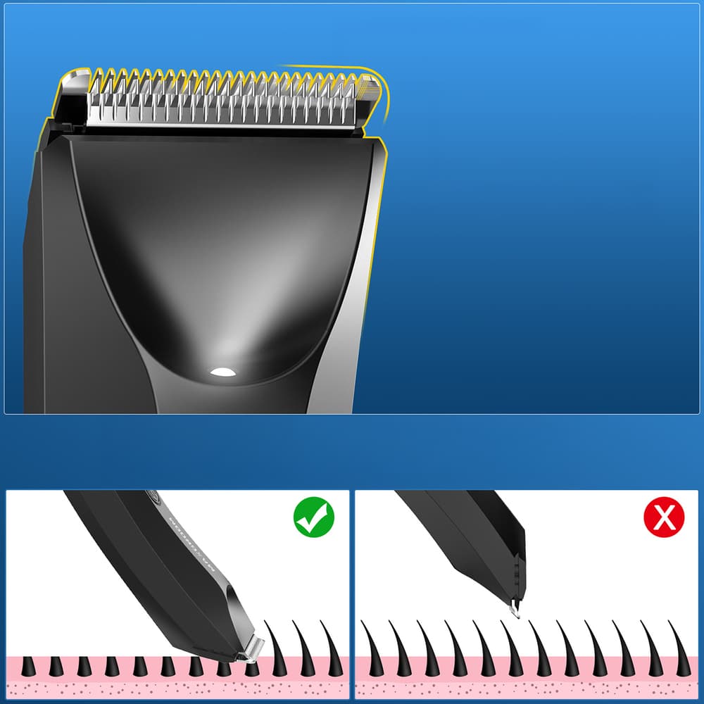 Večnamenski trimer MAXGROOM RFCD-9087 z LED lučko, črn 8