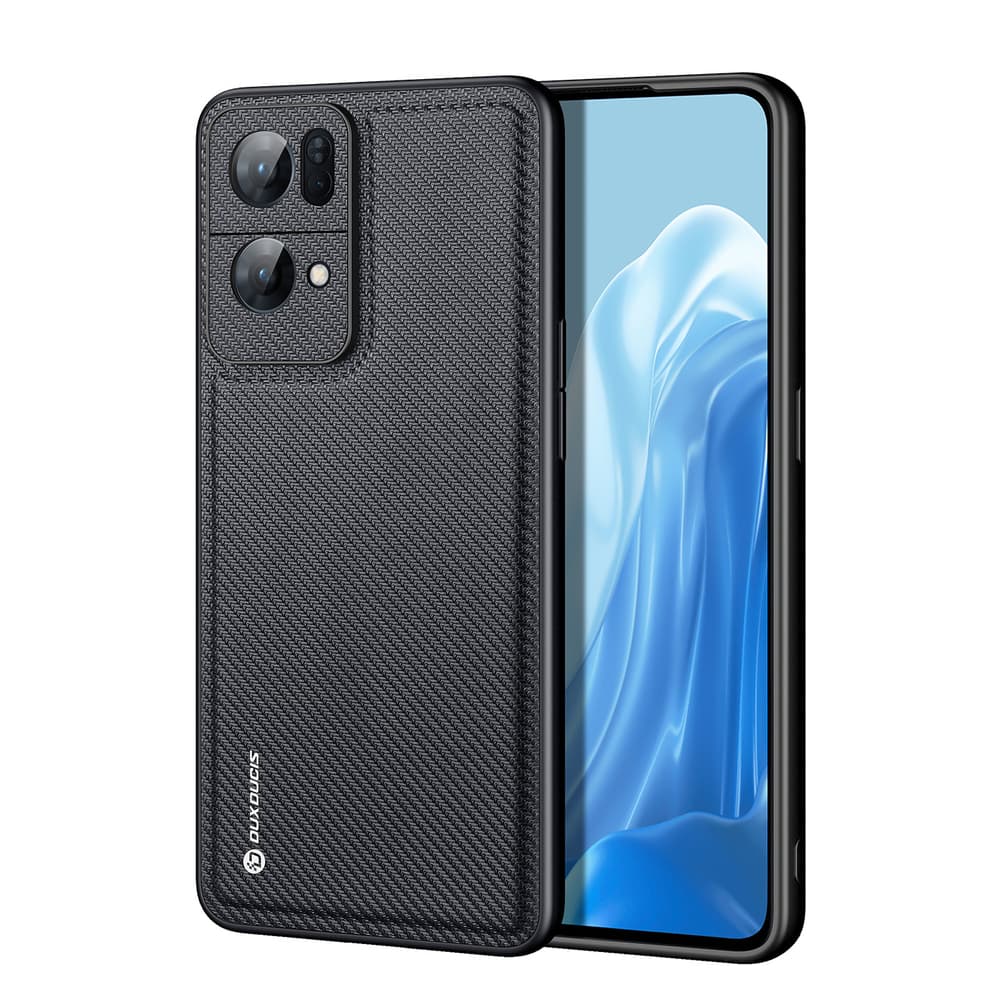 Dux Ducis Fino ovitek iz najlona za Oppo Reno7 Pro 5G - črn