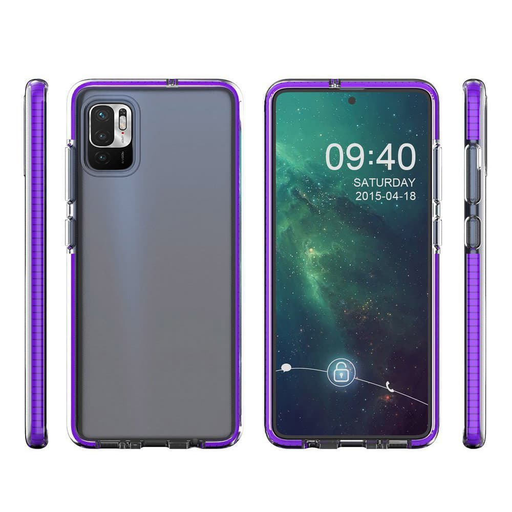Spring Case gel ovitek za Xiaomi Redmi Note 10 5G / Poco M3 Pro, črna 2