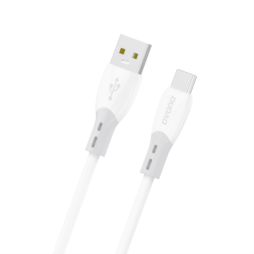 Dudao L25ST 5A USB-A - USB-C kabel s silikonskim ovojem 1m - bel