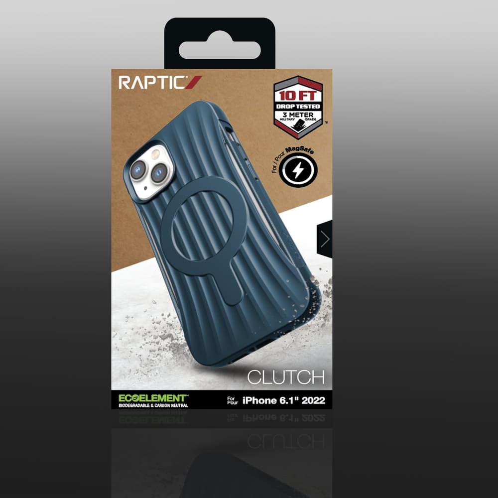Raptic X-Doria Clutch ovitek za iPhone 14, MagSafe, moder 6
