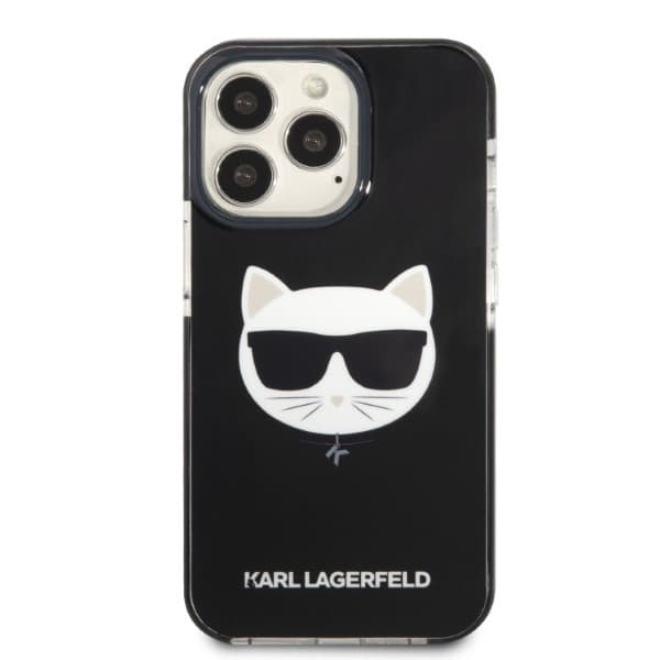 Karl Lagerfeld Choupette Head ovitek za iPhone 13 Pro Max, črn 3