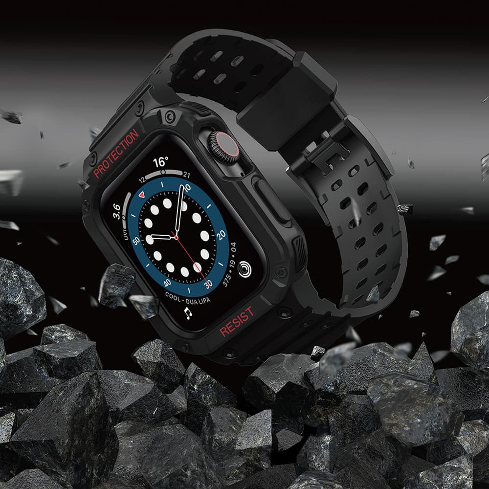 Hurtel Protect Strap Band za Apple Watch 38/40/41mm, črna 6