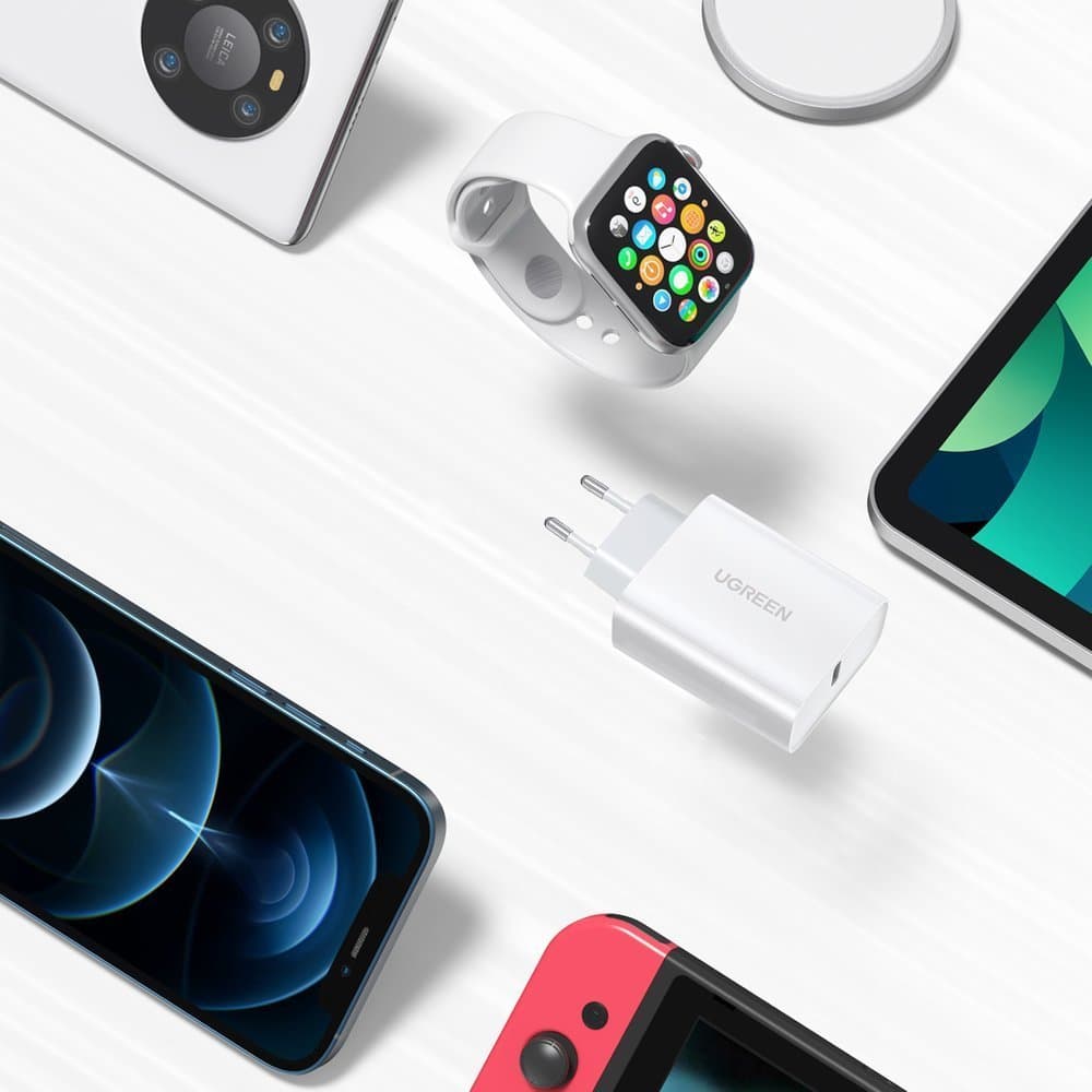 Ugreen USB polnilec Power Delivery 3.0 Quick Charge 20W, bel 4